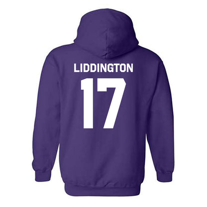 TCU - NCAA Baseball : Rob Liddington - Classic Shersey Hooded Sweatshirt-1