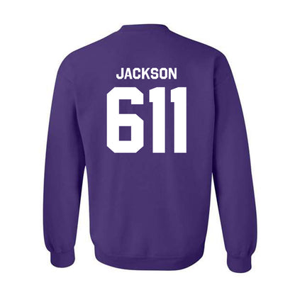 TCU - NCAA Women's Track & Field : Genesis Jackson - Classic Shersey Crewneck Sweatshirt-1