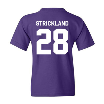 TCU - NCAA Football : Micah Strickland - Classic Shersey Youth T-Shirt-1