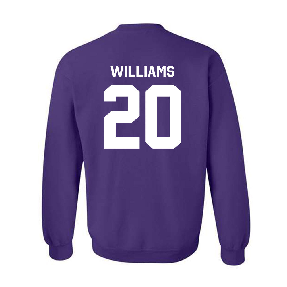 TCU - NCAA Football : Anthony Williams - Classic Shersey Crewneck Sweatshirt-3