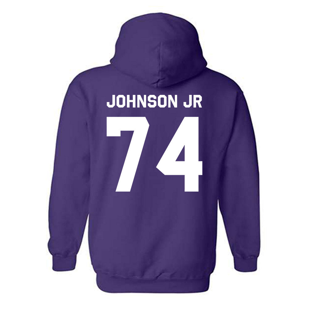 TCU - NCAA Football : Vincent Johnson Jr - Classic Shersey Hooded Sweatshirt-3