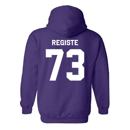 TCU - NCAA Football : Kilian Registe - Classic Shersey Hooded Sweatshirt-1