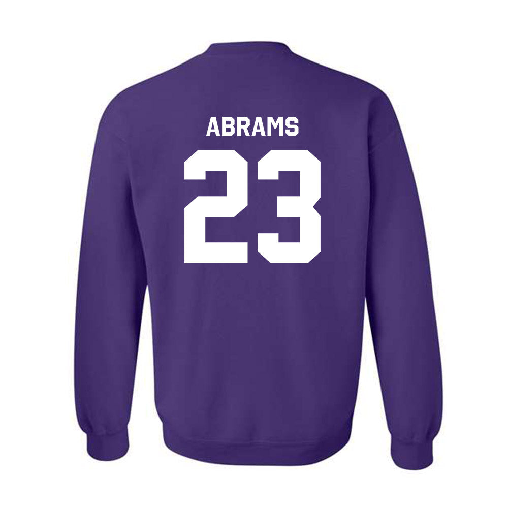 TCU - NCAA Football : Keylan Abrams - Classic Shersey Crewneck Sweatshirt-1