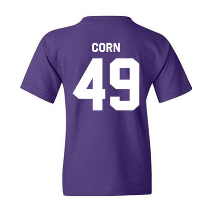 TCU - NCAA Football : Anders Corn - Classic Shersey Youth T-Shirt-1
