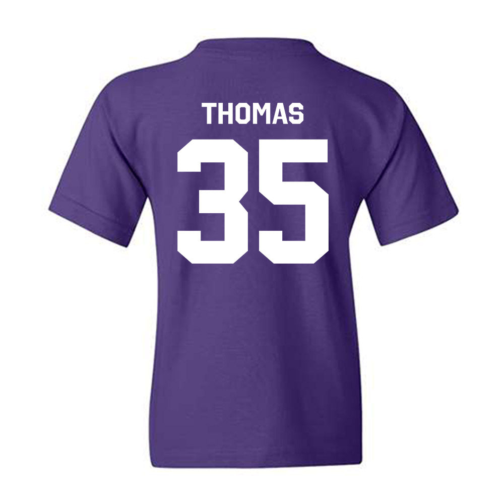 TCU - NCAA Baseball : Ethan Thomas - Classic Shersey Youth T-Shirt-1