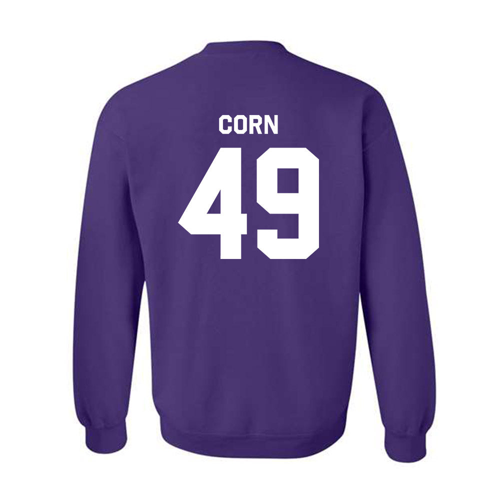 TCU - NCAA Football : Anders Corn - Classic Shersey Crewneck Sweatshirt-1