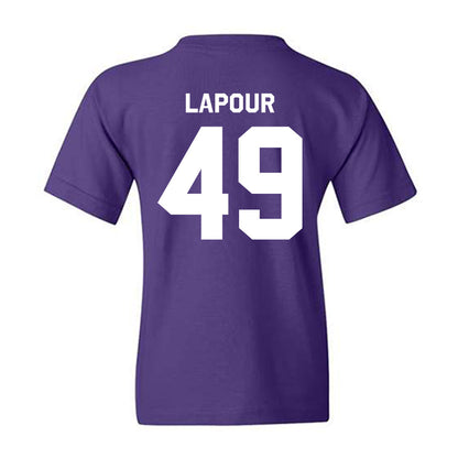 TCU - NCAA Baseball : Tommy LaPour - Classic Shersey Youth T-Shirt-1