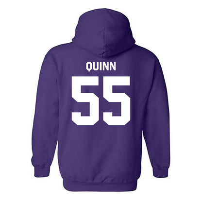 TCU - NCAA Baseball : Walter Quinn - Classic Shersey Hooded Sweatshirt-1