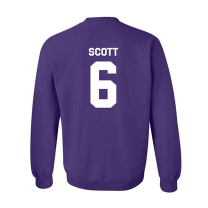 TCU - NCAA Football : Jeremy Scott - Classic Shersey Crewneck Sweatshirt-1