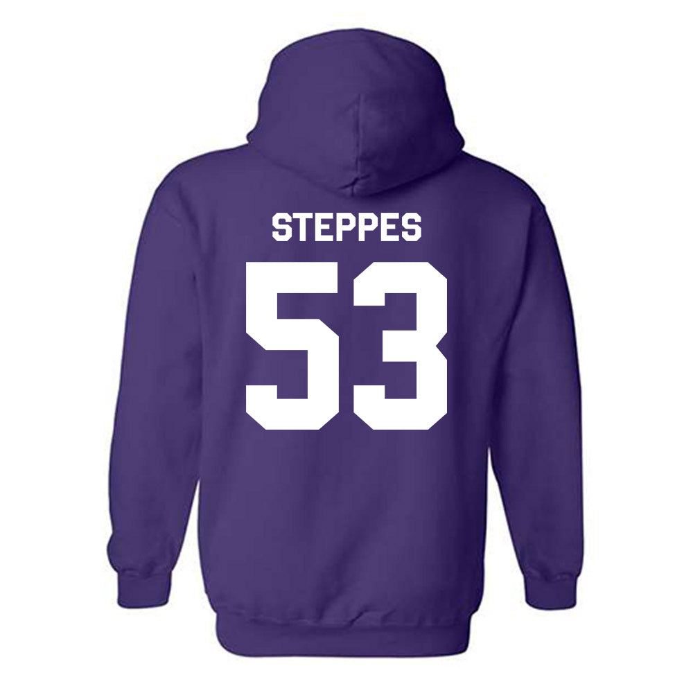TCU - NCAA Football : Tobias Steppes - Classic Shersey Hooded Sweatshirt-1