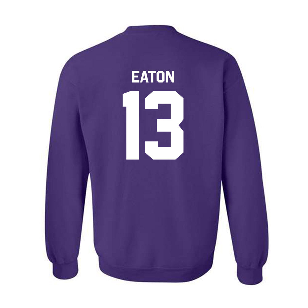 TCU - NCAA Baseball : Cole Eaton - Classic Shersey Crewneck Sweatshirt-1