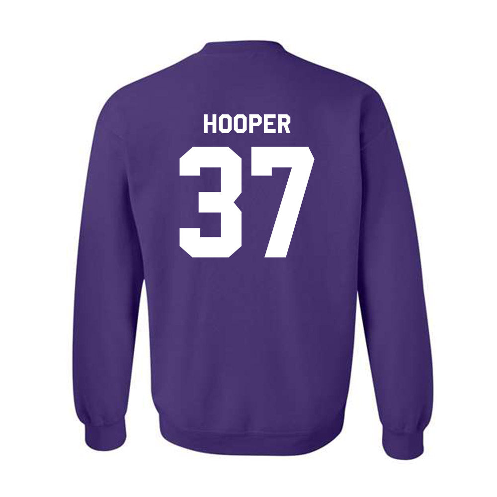 TCU - NCAA Football : Hudson Hooper - Classic Shersey Crewneck Sweatshirt-1