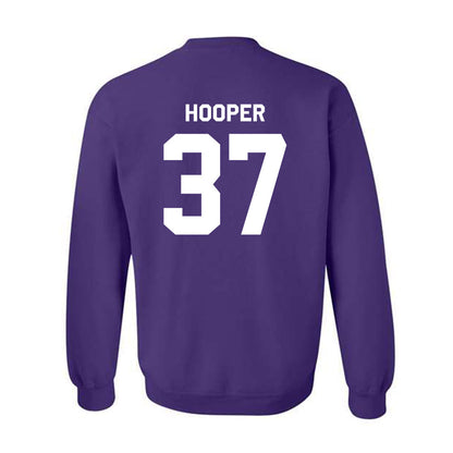 TCU - NCAA Football : Hudson Hooper - Classic Shersey Crewneck Sweatshirt-1
