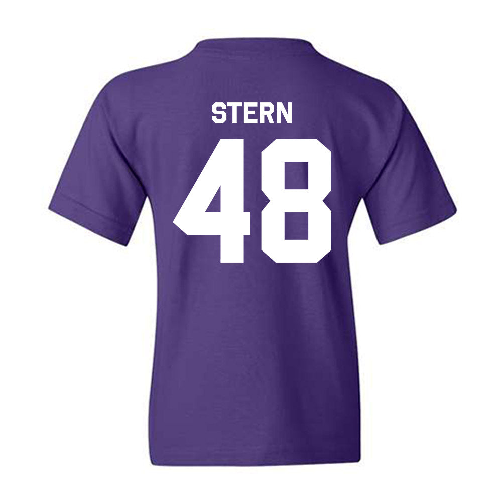 TCU - NCAA Baseball : Nate Stern - Classic Shersey Youth T-Shirt-1