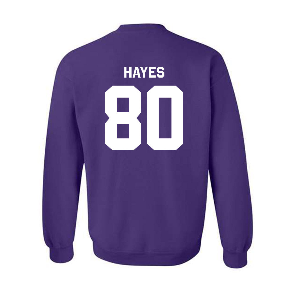 TCU - NCAA Football : Jacobe Hayes - Classic Shersey Crewneck Sweatshirt-1