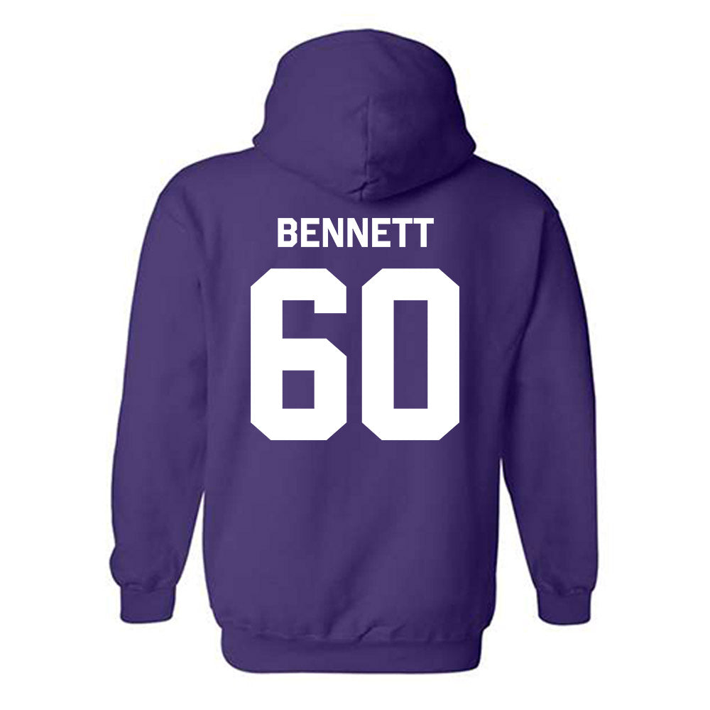 TCU - NCAA Football : Cade Bennett - Classic Shersey Hooded Sweatshirt-1