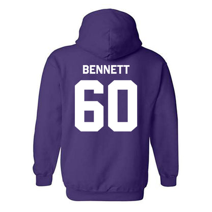 TCU - NCAA Football : Cade Bennett - Classic Shersey Hooded Sweatshirt-1