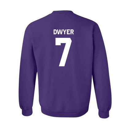 TCU - NCAA Football : Jordan Dwyer - Classic Shersey Crewneck Sweatshirt-1