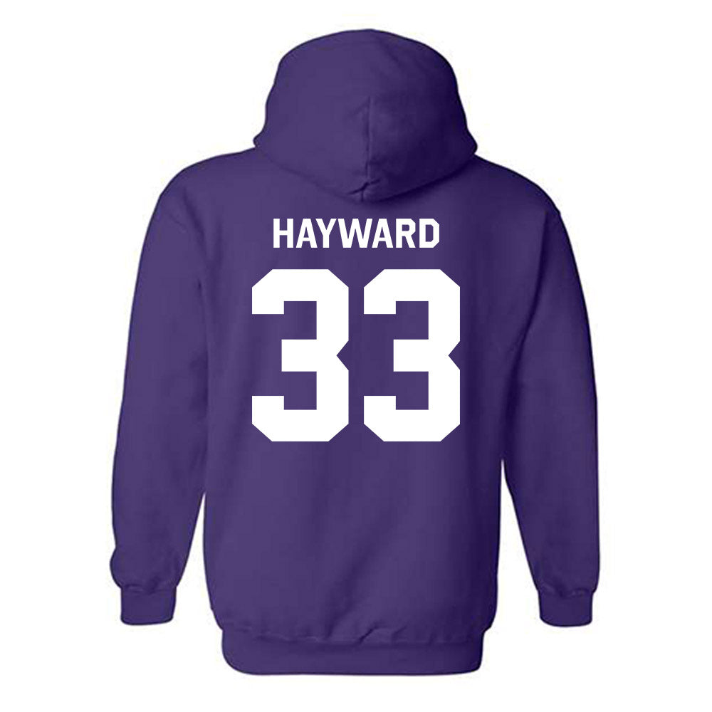 TCU - NCAA Football : Koron Hayward - Classic Shersey Hooded Sweatshirt-1