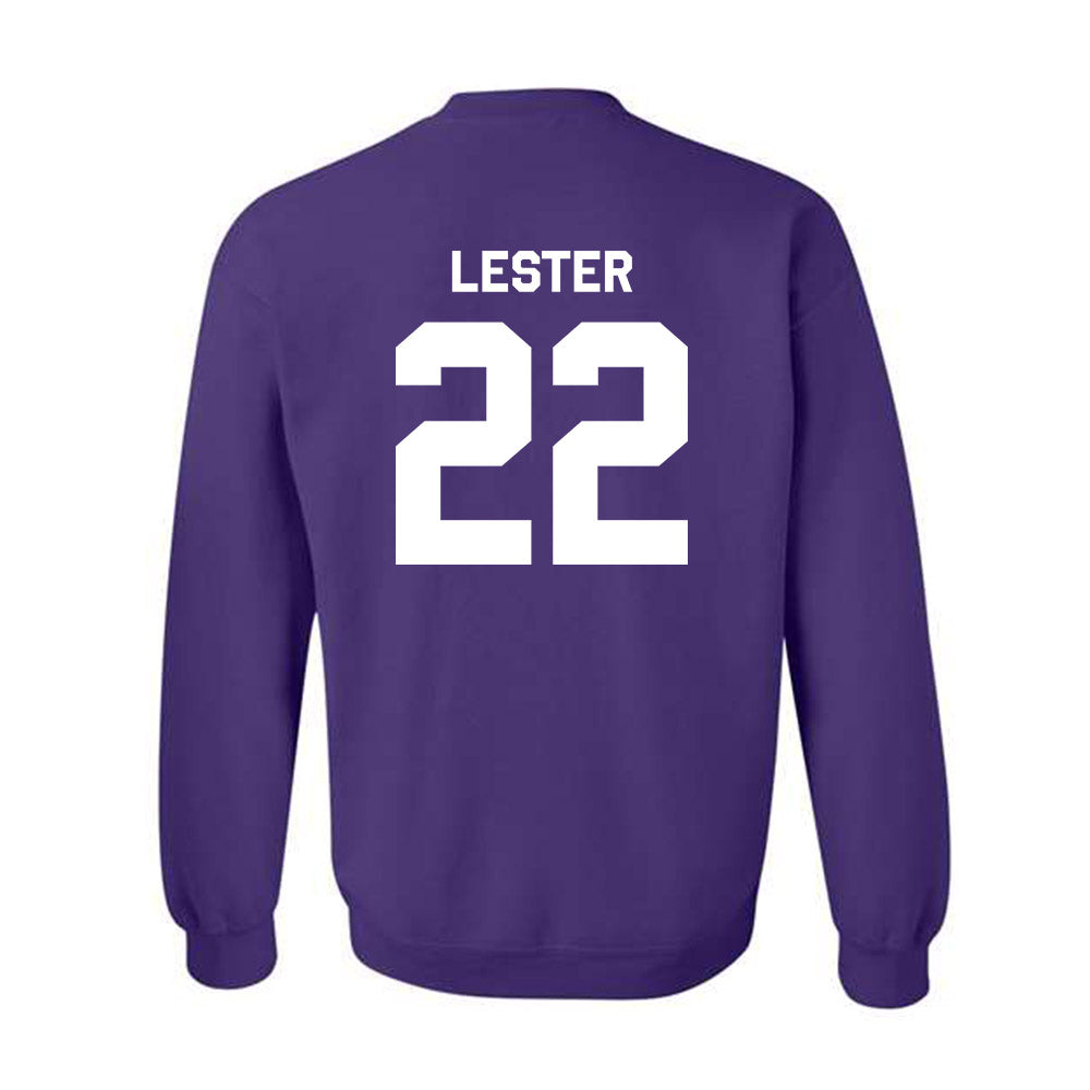 TCU - NCAA Football : Jordan Lester - Classic Shersey Crewneck Sweatshirt-1