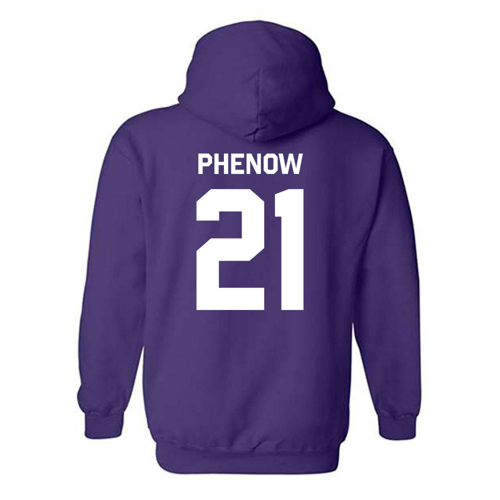 TCU - NCAA Baseball : Tyler Phenow - Classic Shersey Hooded Sweatshirt-1