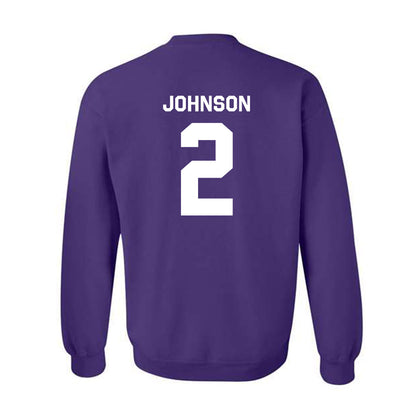 TCU - NCAA Football : Jamel Johnson - Classic Shersey Crewneck Sweatshirt-1