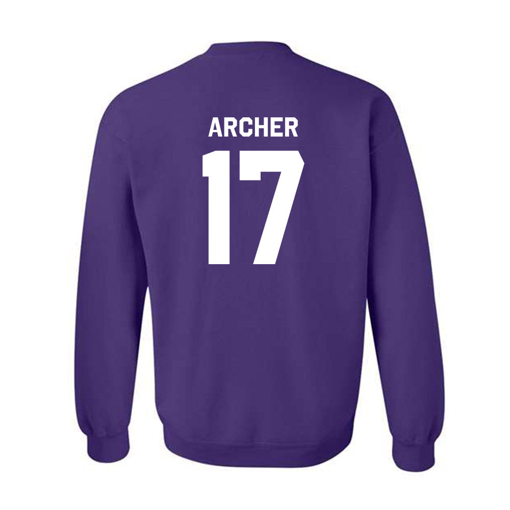 TCU - NCAA Women's Volleyball : Rosemary Archer - Classic Shersey Crewneck Sweatshirt-1