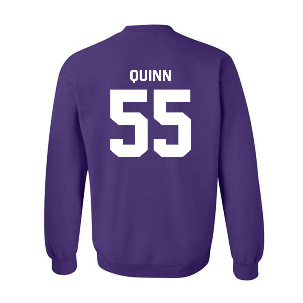 TCU - NCAA Baseball : Walter Quinn - Classic Shersey Crewneck Sweatshirt-1