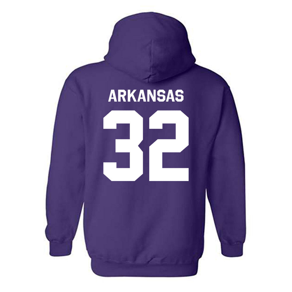 TCU - NCAA Football : Dillon Arkansas - Classic Shersey Hooded Sweatshirt-1