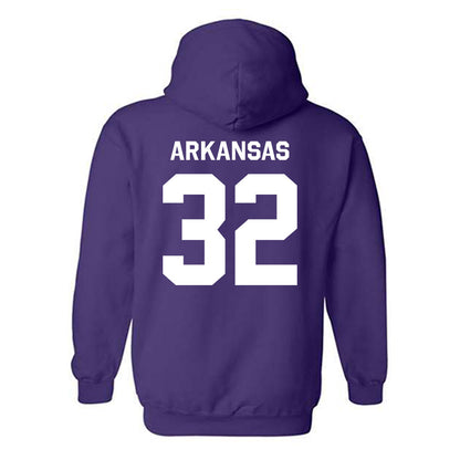 TCU - NCAA Football : Dillon Arkansas - Classic Shersey Hooded Sweatshirt-1