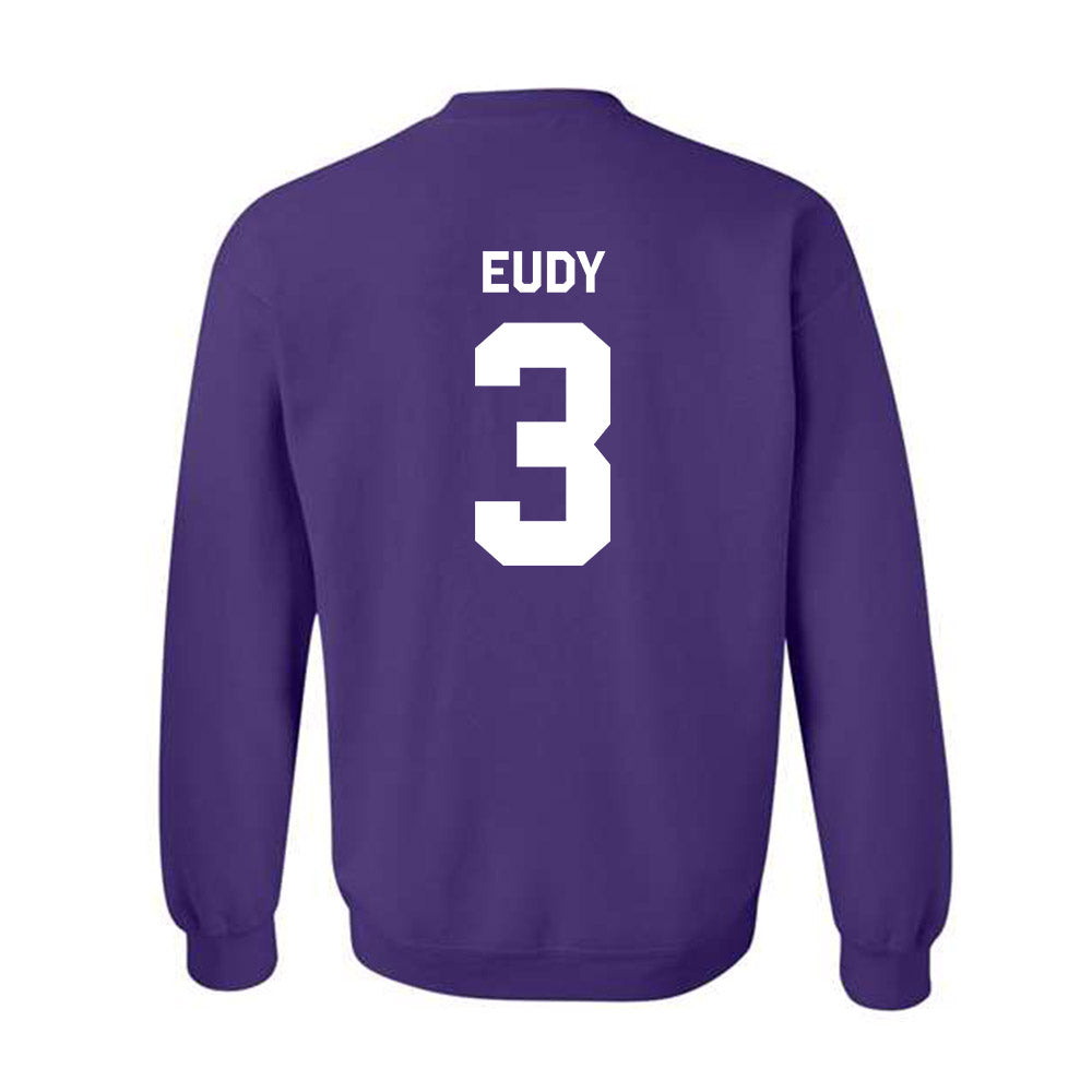 TCU - NCAA Baseball : Kade Eudy - Classic Shersey Crewneck Sweatshirt-1