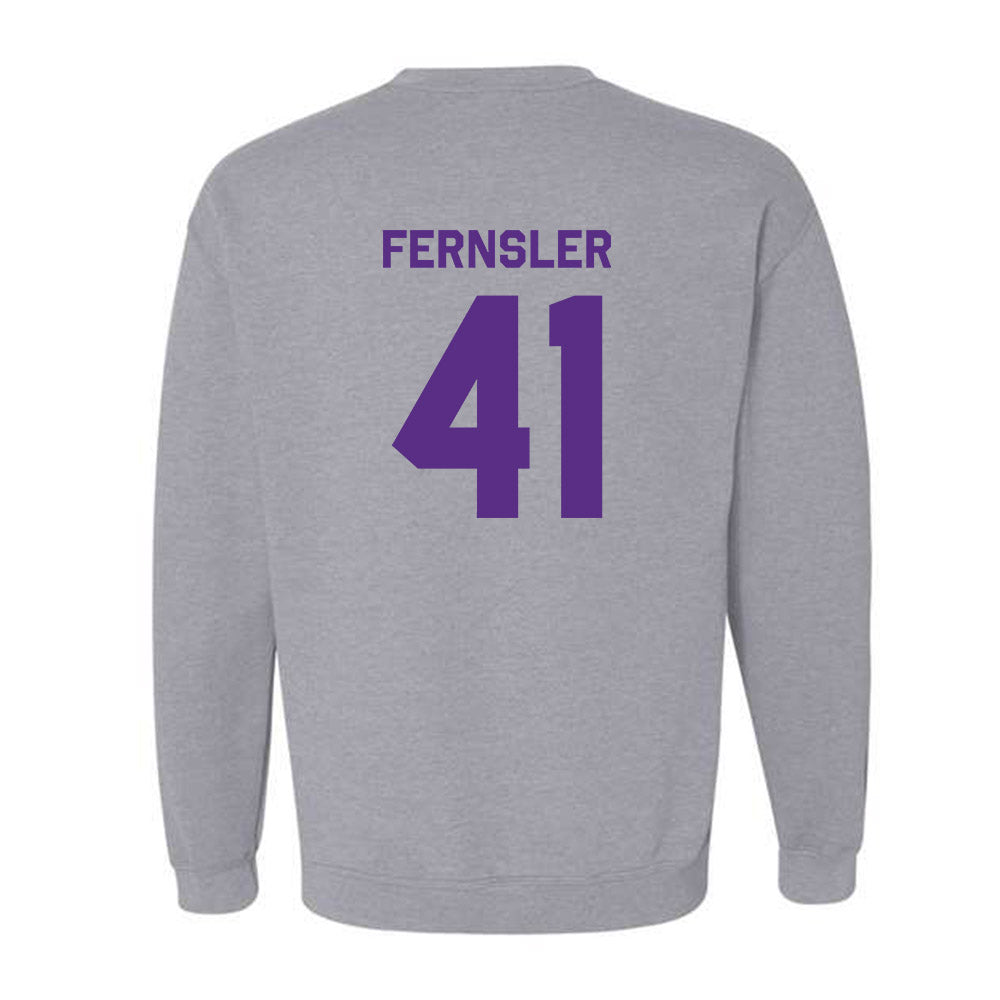 TCU - NCAA Baseball : Uli Fernsler - Classic Shersey Crewneck Sweatshirt-1