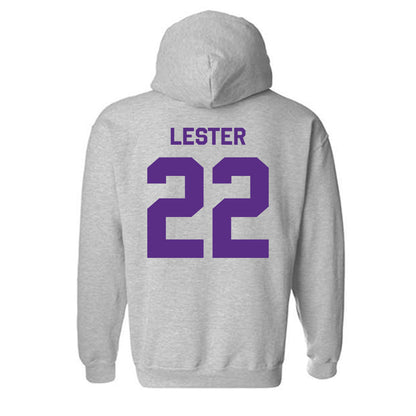 TCU - NCAA Football : Jordan Lester - Classic Shersey Hooded Sweatshirt-1