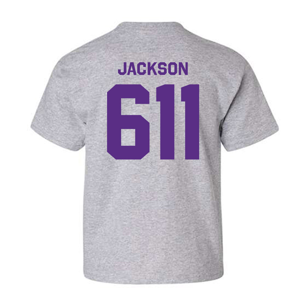TCU - NCAA Women's Track & Field : Genesis Jackson - Classic Shersey Youth T-Shirt-1