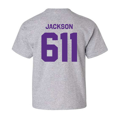 TCU - NCAA Women's Track & Field : Genesis Jackson - Classic Shersey Youth T-Shirt-1
