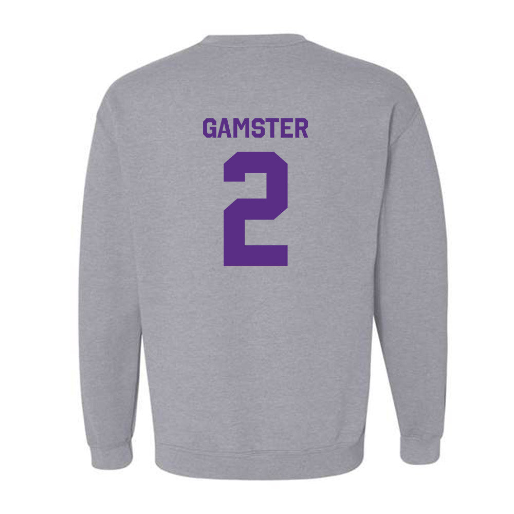 TCU - NCAA Baseball : Preston Gamster - Classic Shersey Crewneck Sweatshirt-1