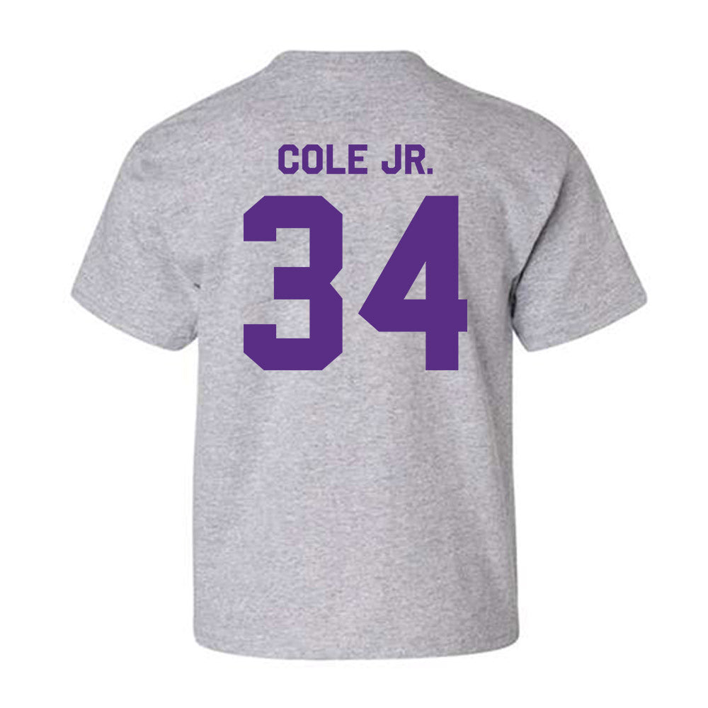 TCU - NCAA Football : Perry Cole Jr. - Classic Shersey Youth T-Shirt-1