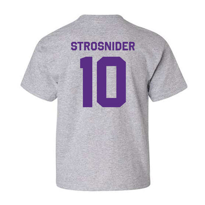 TCU - NCAA Baseball : Sawyer Strosnider - Classic Shersey Youth T-Shirt-1