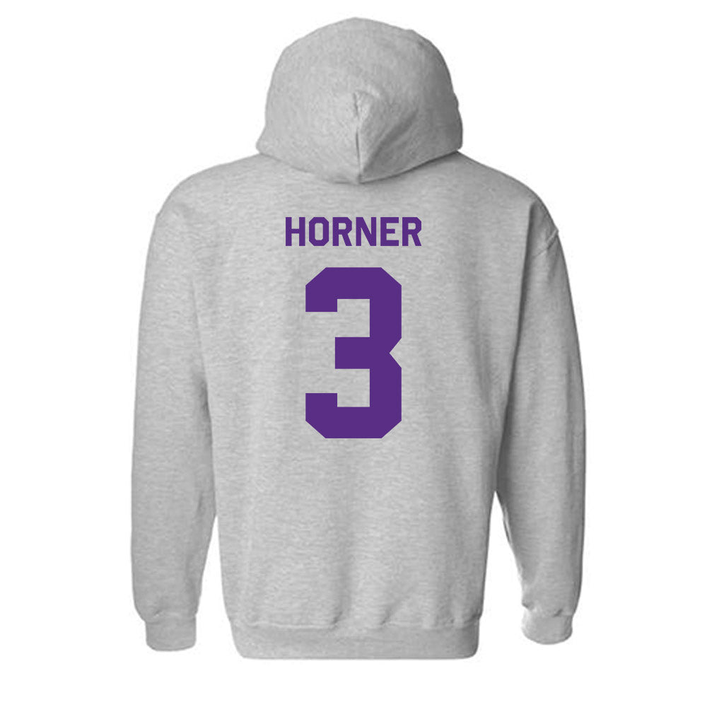 TCU - NCAA Women's Volleyball : Addy Horner - Classic Shersey Hooded Sweatshirt-1