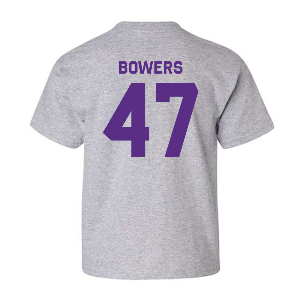 TCU - NCAA Football : Aaron Bowers - Classic Shersey Youth T-Shirt-1