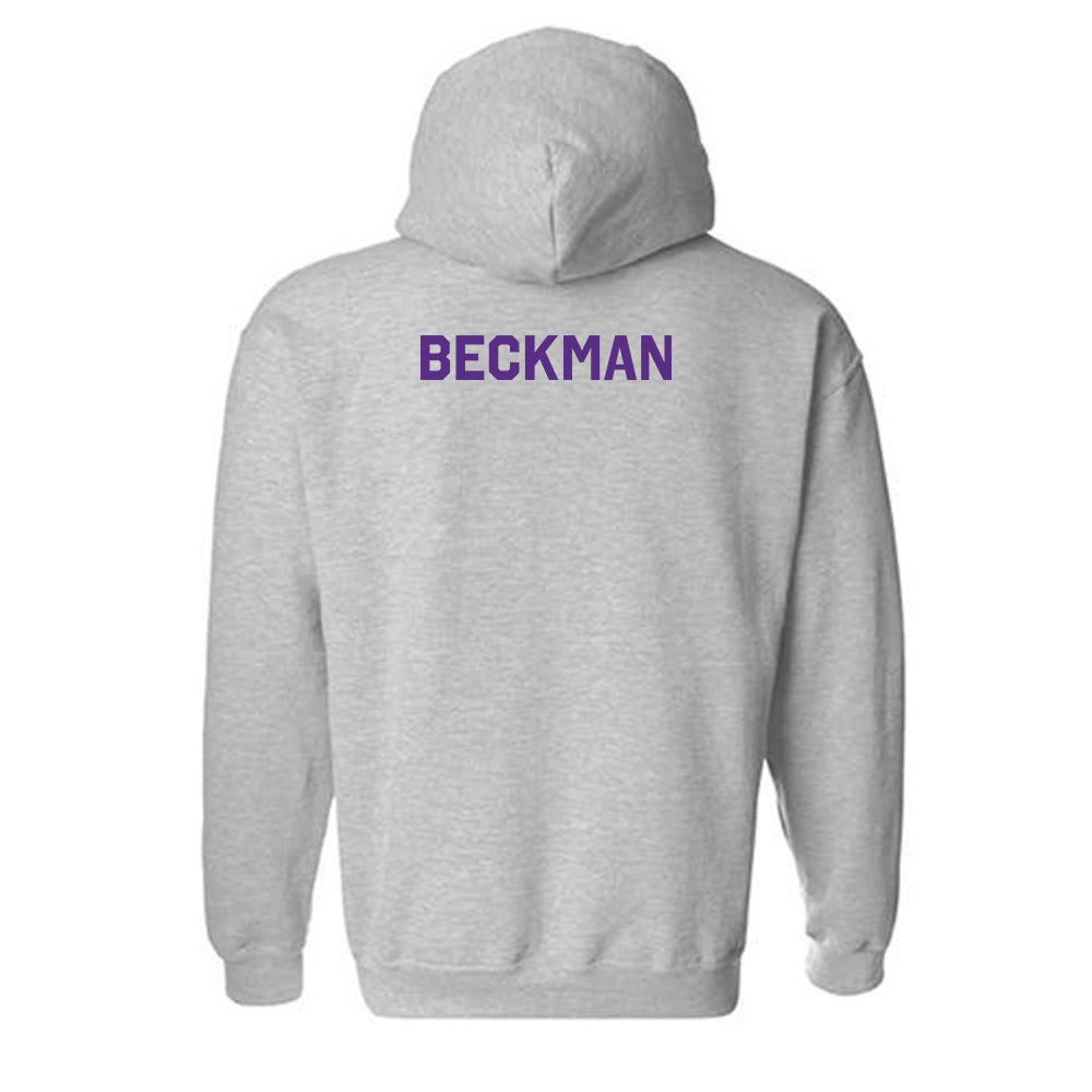 TCU - NCAA Men's Track & Field : Henry Beckman - Classic Shersey Hooded Sweatshirt-1