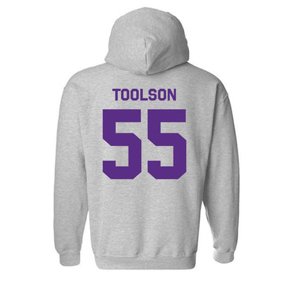 TCU - NCAA Men's Basketball : Tanner Toolson - Classic Shersey Hooded Sweatshirt-1