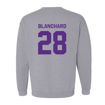 TCU - NCAA Baseball : Colin Blanchard - Classic Shersey Crewneck Sweatshirt-1