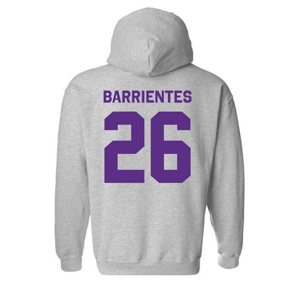 TCU - NCAA Baseball : Aiden Barrientes - Classic Shersey Hooded Sweatshirt-1