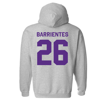 TCU - NCAA Baseball : Aiden Barrientes - Classic Shersey Hooded Sweatshirt-1