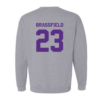 TCU - NCAA Baseball : Mason Brassfield - Classic Shersey Crewneck Sweatshirt-1