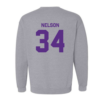 TCU - NCAA Baseball : Cade Nelson - Classic Shersey Crewneck Sweatshirt-1