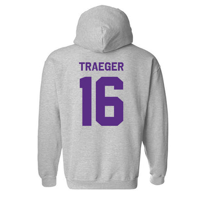 TCU - NCAA Baseball : Nolan Traeger - Classic Shersey Hooded Sweatshirt-1