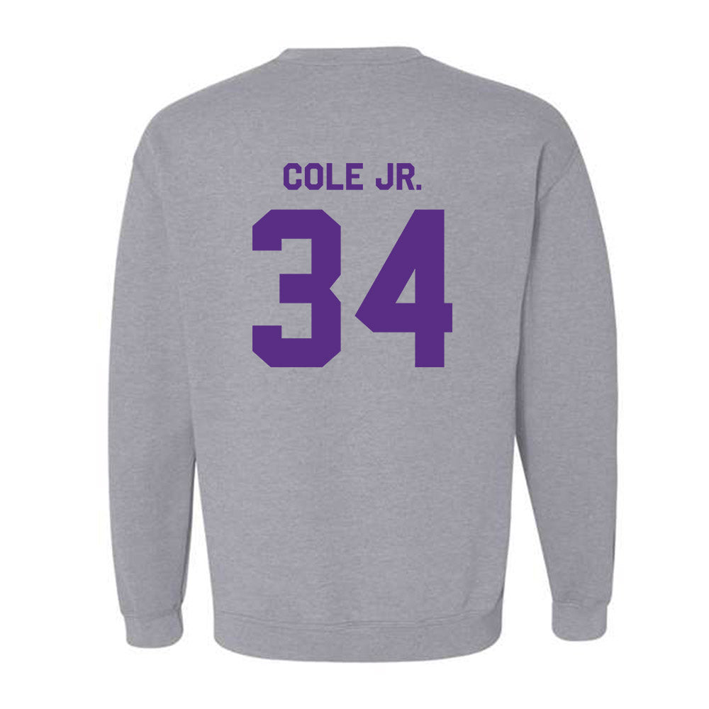 TCU - NCAA Football : Perry Cole Jr. - Classic Shersey Crewneck Sweatshirt-1
