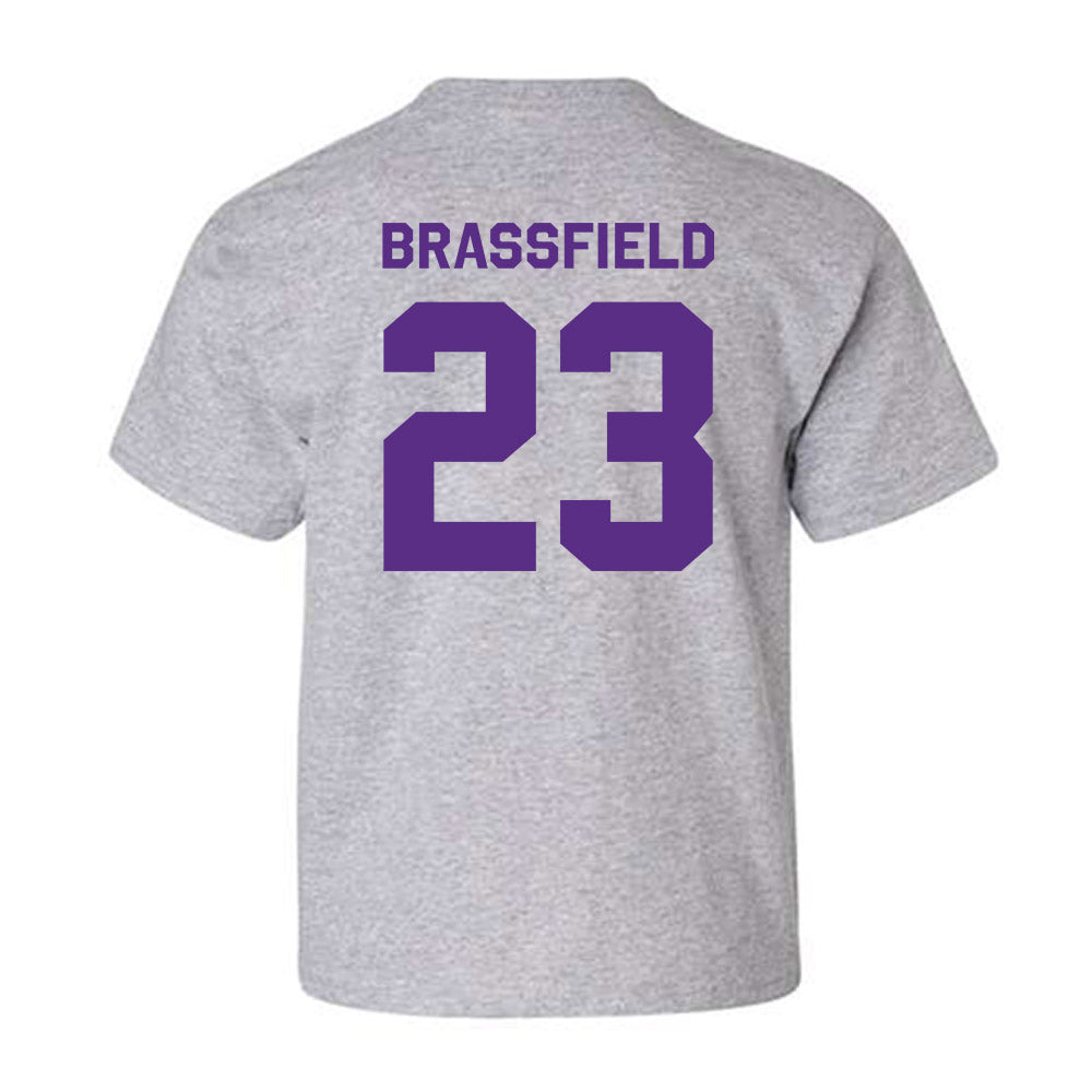 TCU - NCAA Baseball : Mason Brassfield - Classic Shersey Youth T-Shirt-1